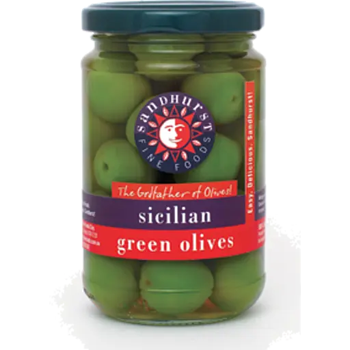 Sandhurst Olives Sicilian Green 280g