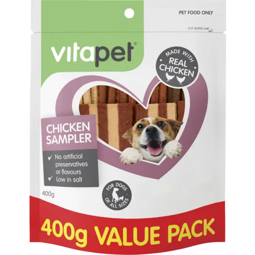 VITAPET TREATS Jerhigh Variety Pack 400g