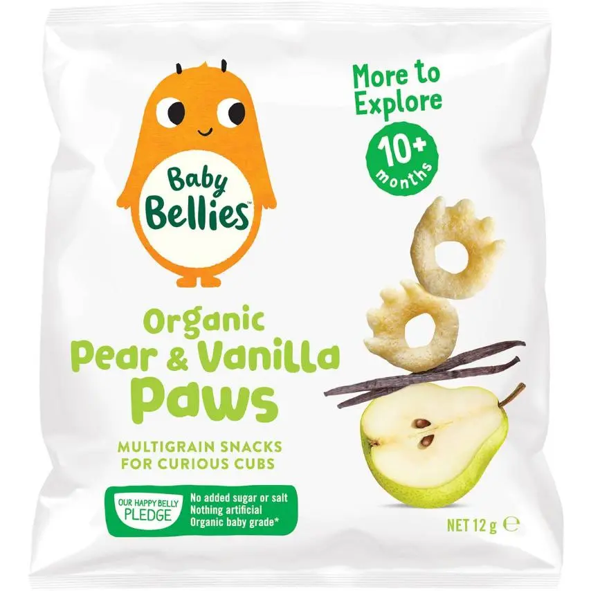 Little Bellies Paws Baby Food Vanilla 12g