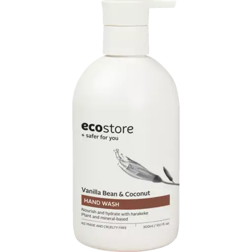 ecostore Hand Wash Vanilla Bean & Coconut Pump 300mL