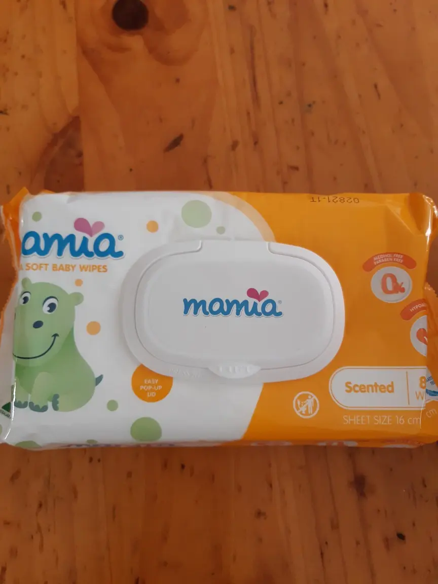 Mamia Baby Wipes 80pk Scented