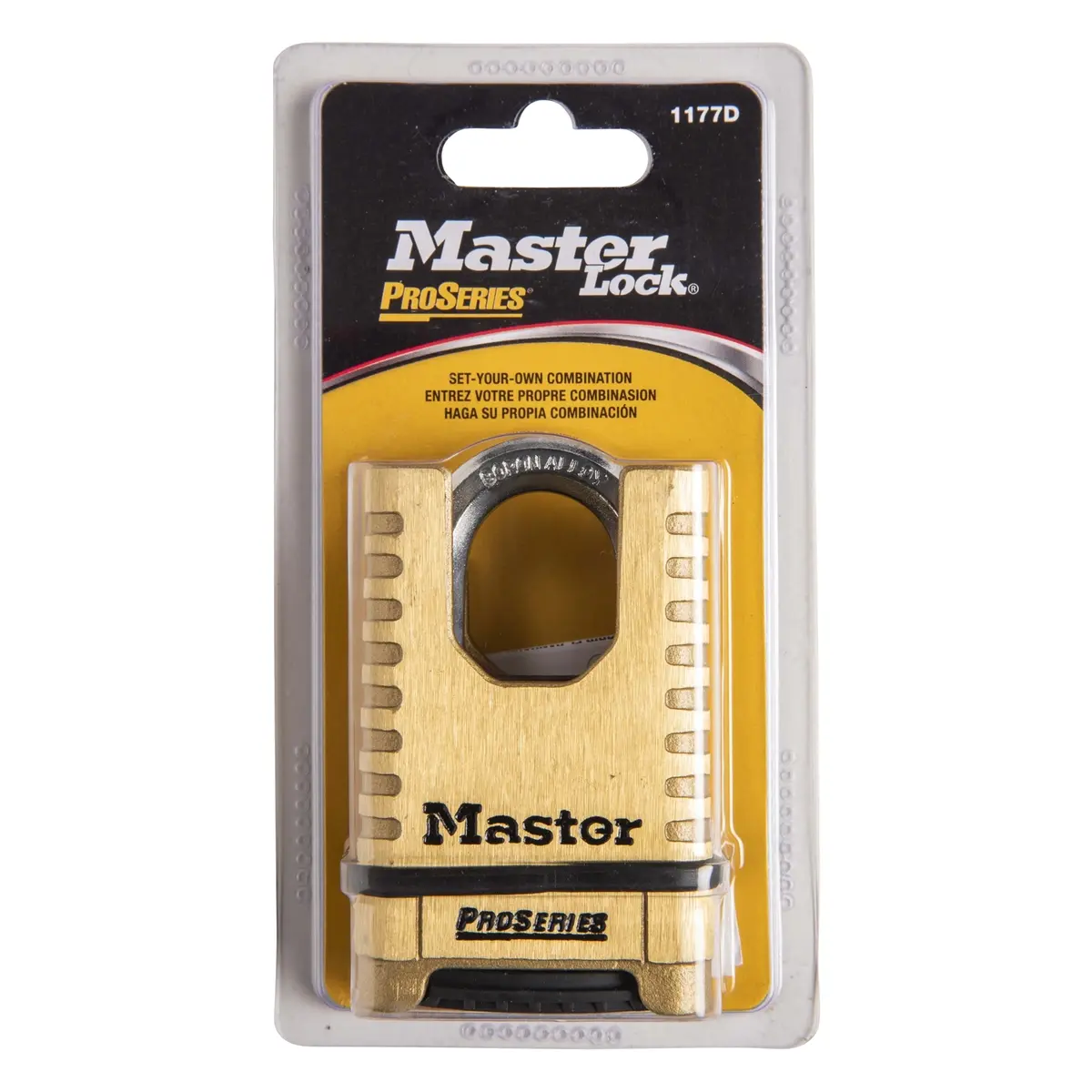 MASTER LOCK COMBINATION SHROUDED PADLOCK 57MM