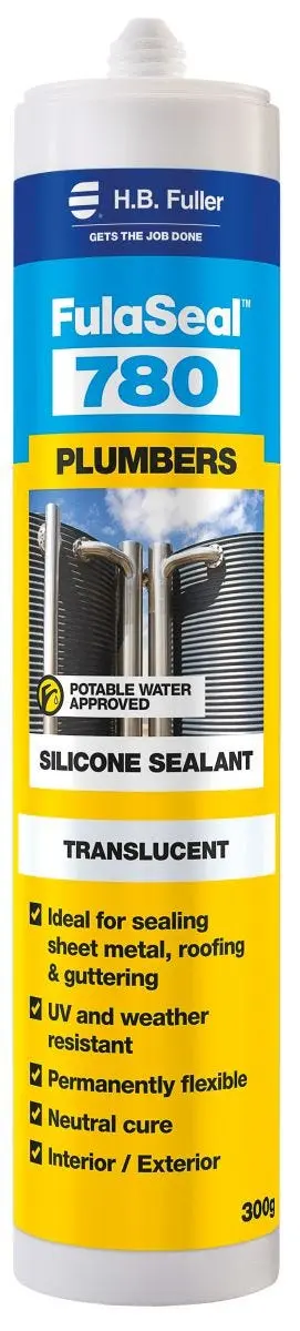H B FULLER 780 Plumbers Silicone Sealant 300gm