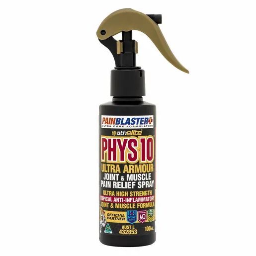 Athelite Phys10 Ultra Armour Joint and Muscle Pain Relief Spray 100ml