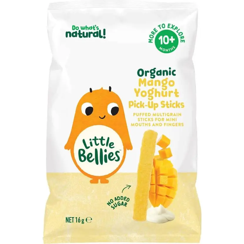 LITTLE BELLIES PICK UP STICKS BABY FOOD MANGO 16 GRAM
