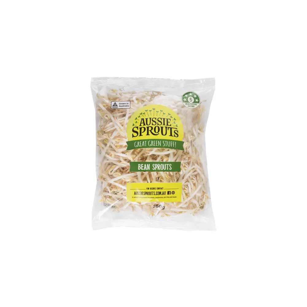 Aussie Sprouts Bean Sprouts 250g