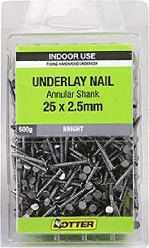 OTTER UNDERLAY NAILS 25MMx2.5MM FIBRE CEMENTx500G