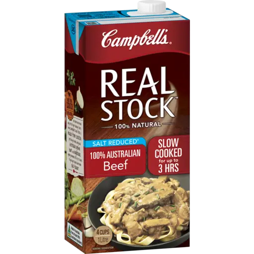 Campbell's Real Stock Beef Salt Reduced 1L