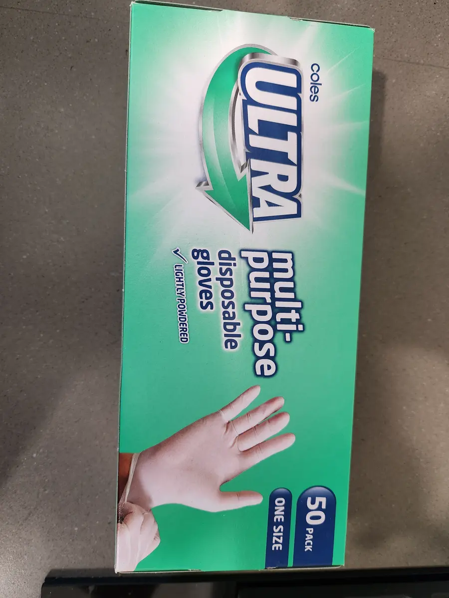 Coles Ultra Disposable Gloves 50-Pack