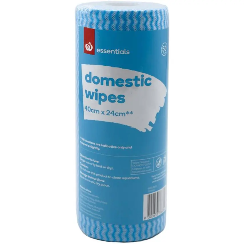 Essentials Domestic Wipes Roll