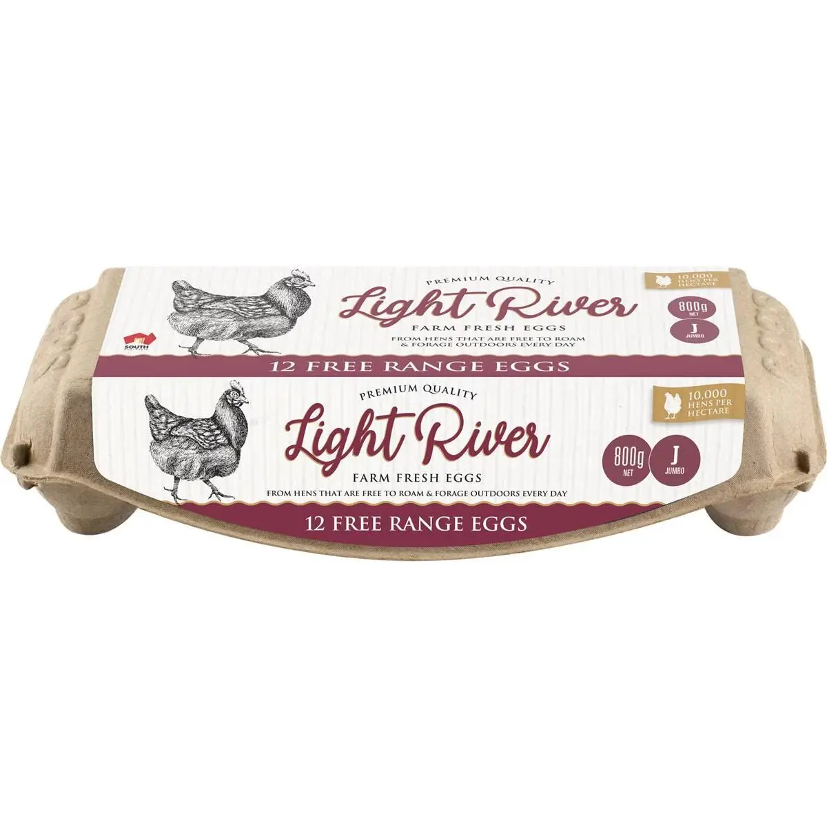 Light River Farm Fresh Eggs 12 Jumbo
