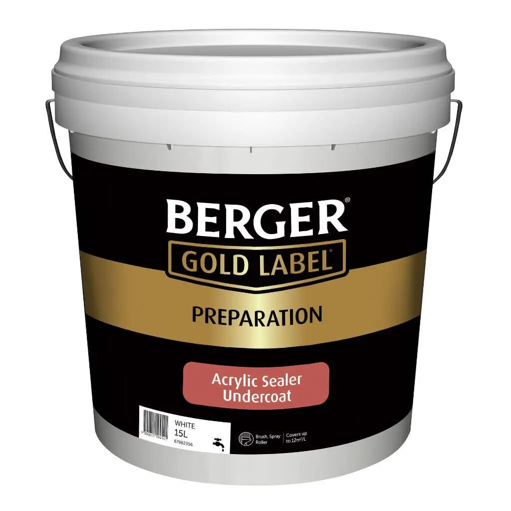 Berger Gold Label Acrylic Sealer Undercoat 15L