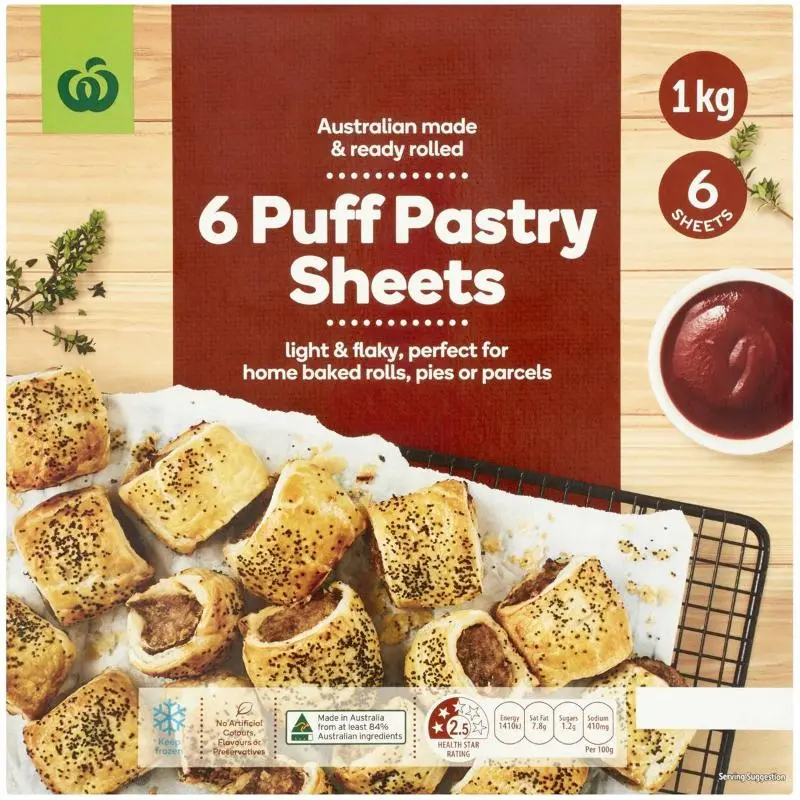 Woolworths Puff Pastry Sheets