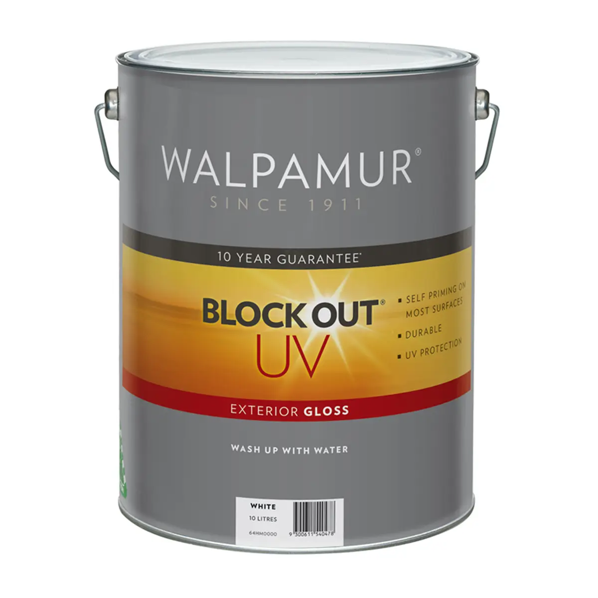 Walpamur Blockout Gloss White 10L