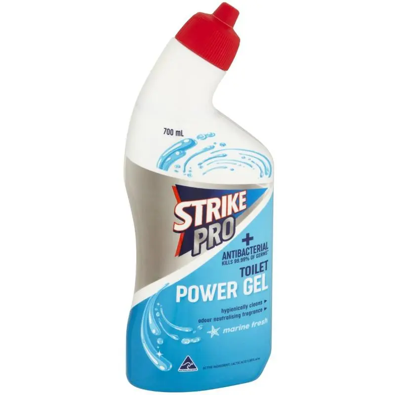 Strike Pro Antibacterial Power Gel Toilet Cleaner