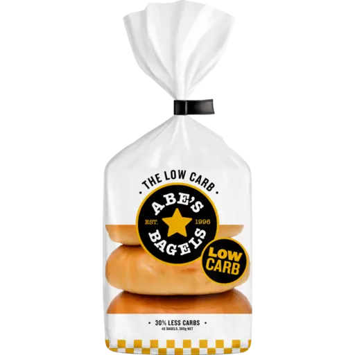 ABE'S Real Bagels Low Carb 360g