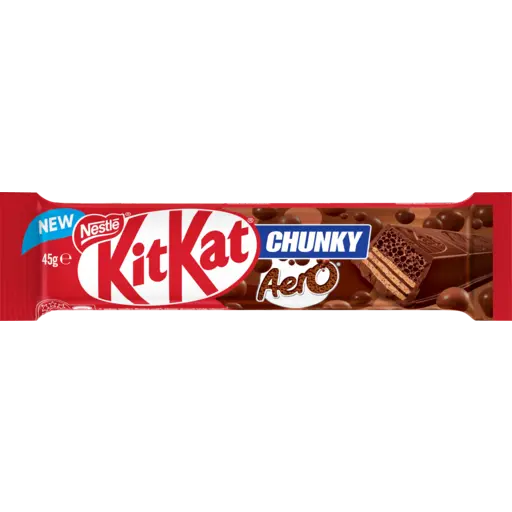 NESTLE KIT KAT CHUNKY CHOCOLATE AERO MILK BAR 45G