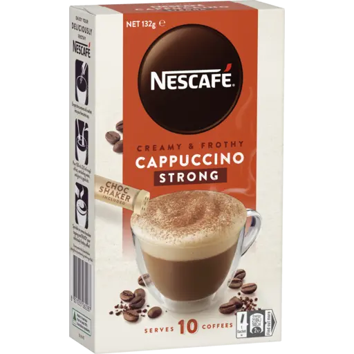 NESCAFE COFFEE MIXES CAPPUCCINO STRONG