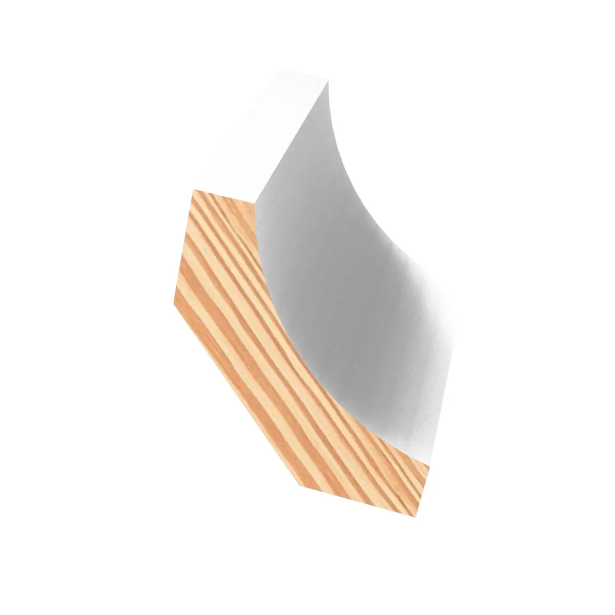 Porta 30x30mm 2.7m Moulding White Pine FJ Primed Scotia