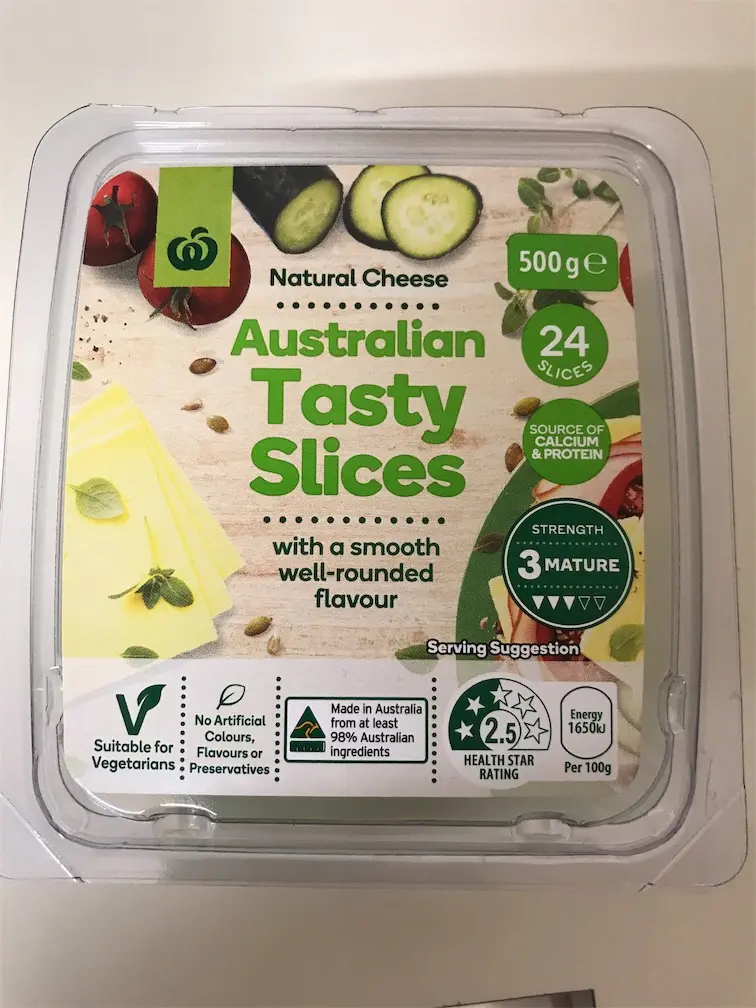 Woolworths Tasty Cheese Slices