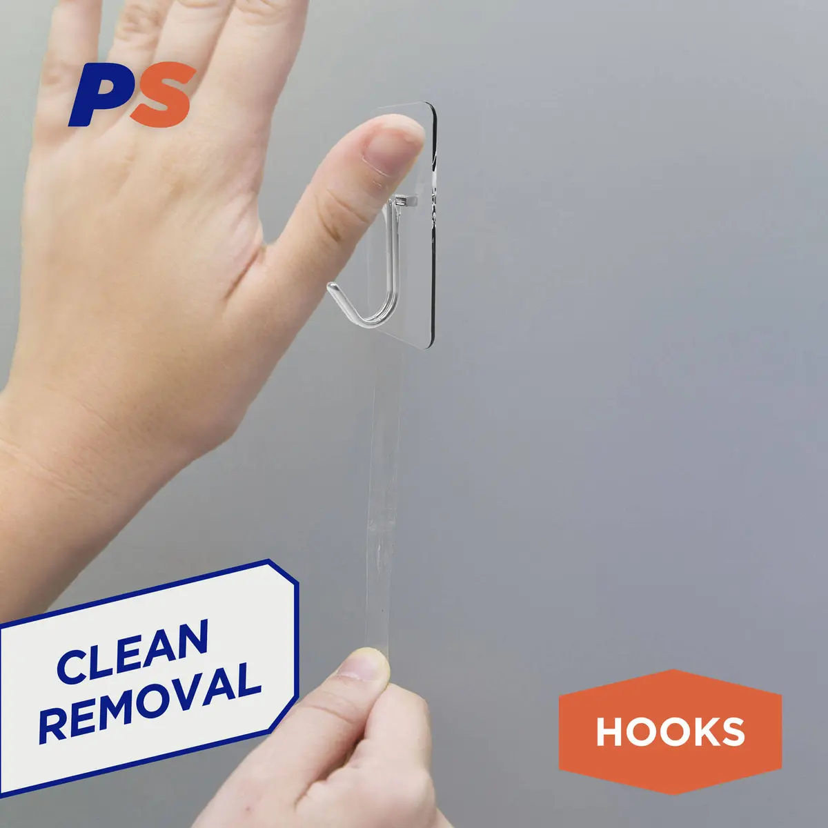 Permastik Utensil Hook Small Clear 9 Pack