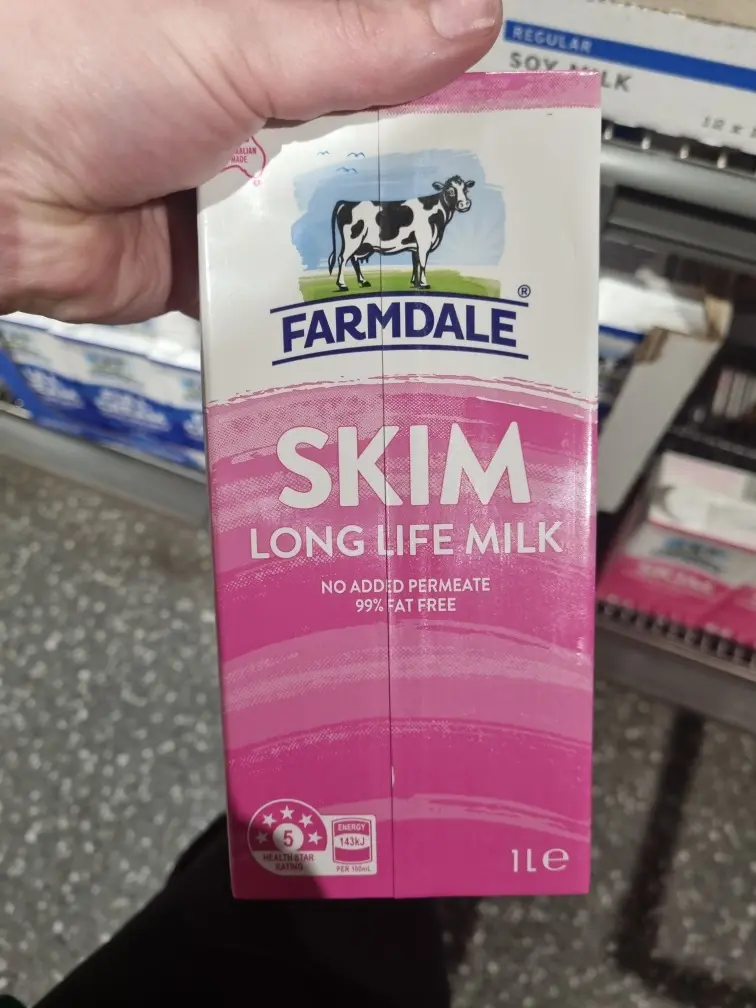 FARMDALE Skim UHT Milk 1L