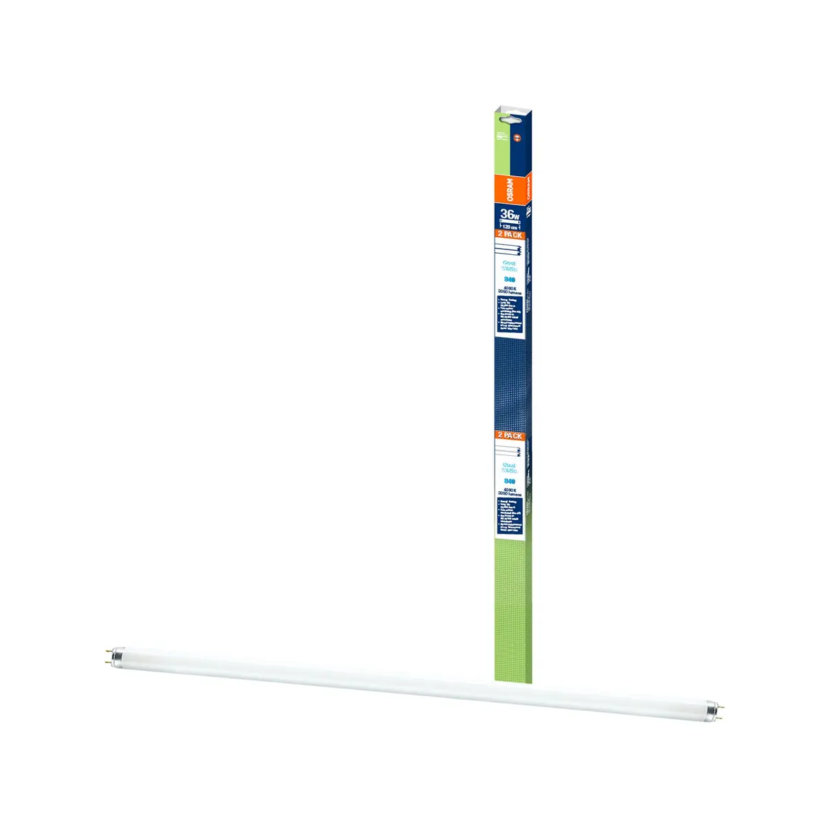 Osram 120cm 36W Cool White Fluorescent Tube - 2 Pack