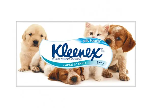 KLEENEX FACIAL TISSUE EVERYDAY LARGE 'N THICK 95 SHEETS