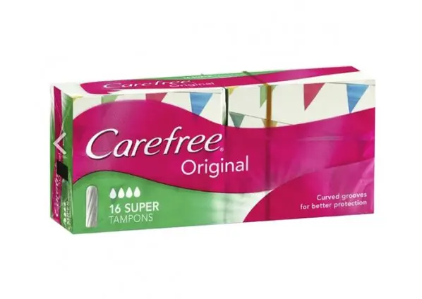 Carefree Tampons Super 16s