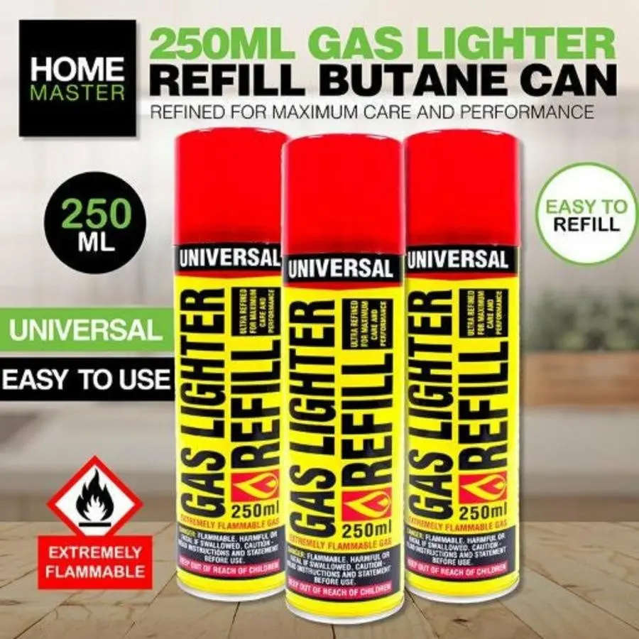 Home Master® Butane Gas Lighter Refill 250ml