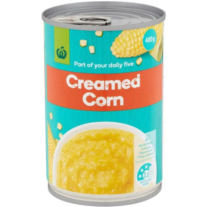 Woolworths Creamed Corn 400g