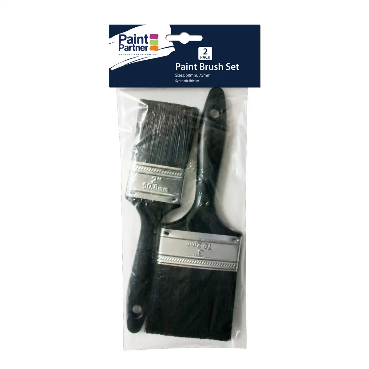 Paint Partner Paint Brush Synthetic 2pce Bs-1524