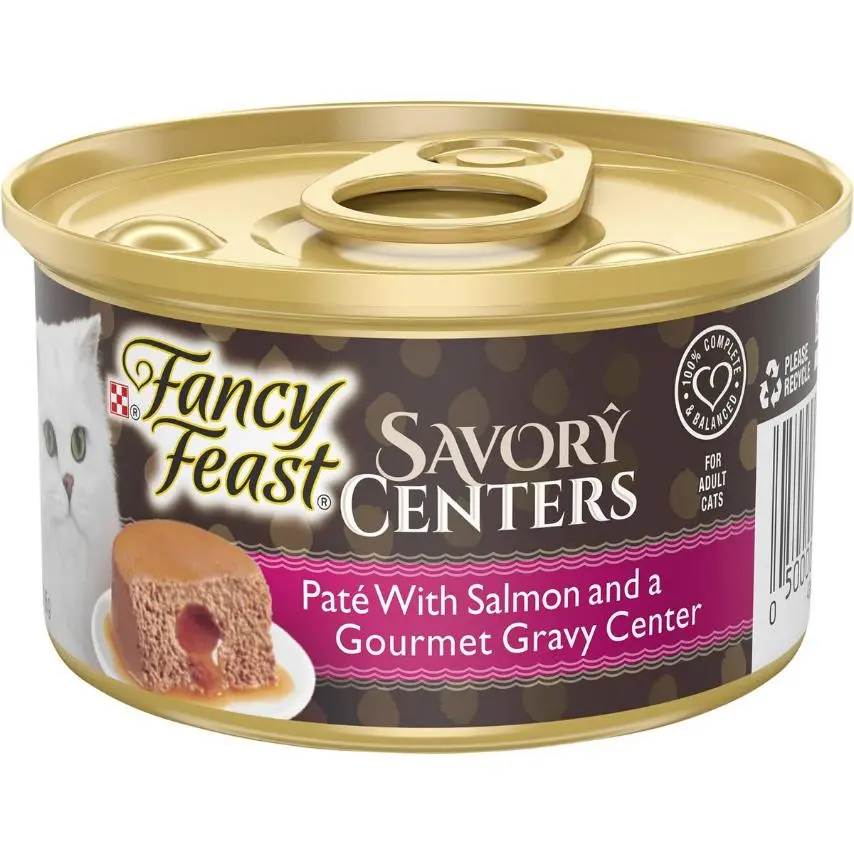 PURINA FANCY FEAST SAVORY CENTERS PET FOOD WITH SALMON