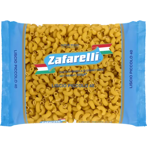 ZAFARELLI SHORT PASTA #40 LISCIO PICCOLO 500g