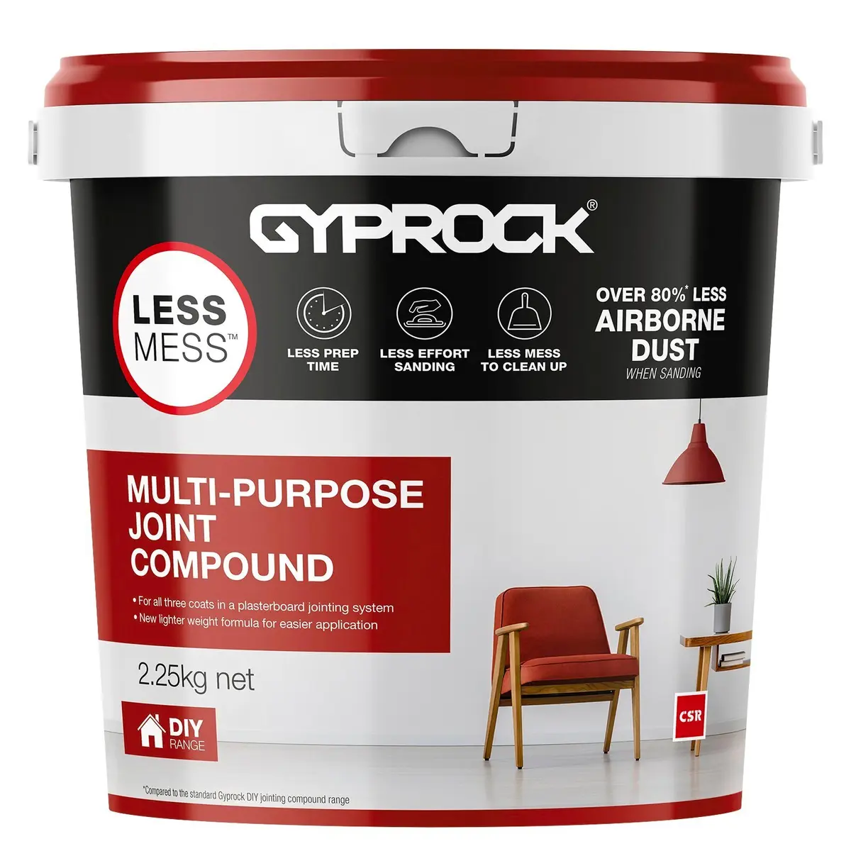 Gyprock CSR 2.25kg Less Mess Joint Compound