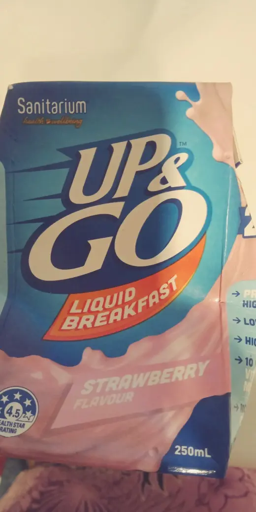 SANITARIUM UP&GO LIQUID BREAKFAST STRAWBERRY 250ML