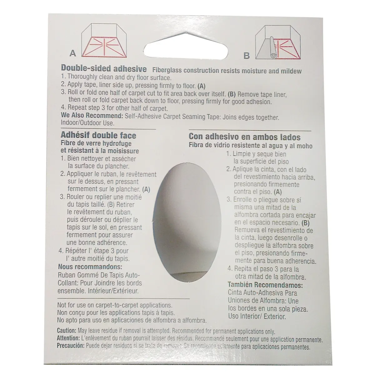Indoor/Outdoor Carpet Tape