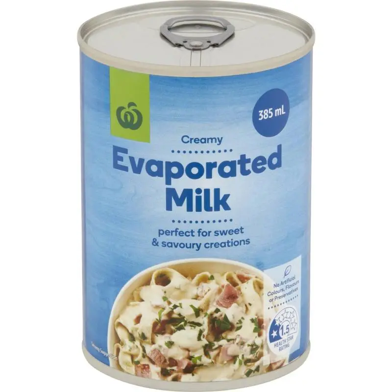 Woolworths Evaporated Milk 385mL
