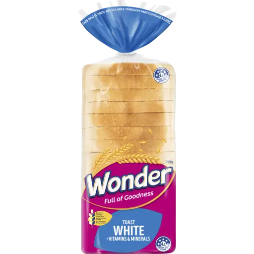 Wonder Toast White Vitamins and Minerals 700 g