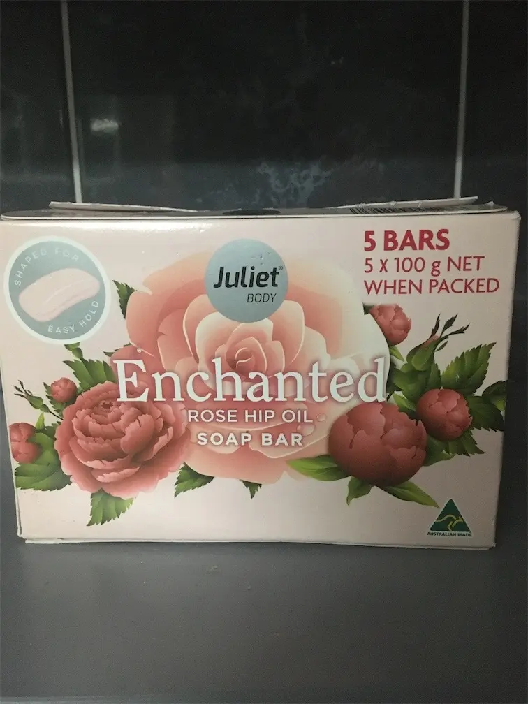 Juliet Body Soap Bars 5x100g
