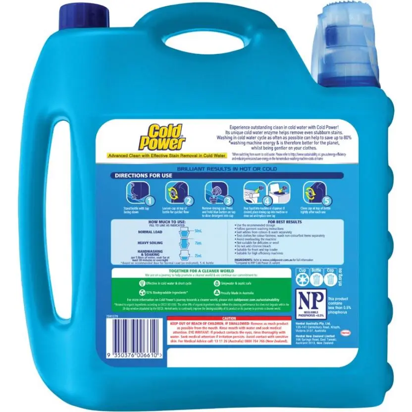 Cold Power Advanced Clean Laundry Liquid