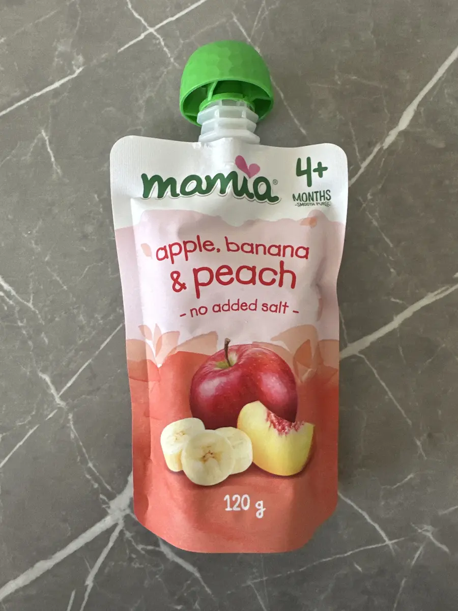 Apple Banana Peach Puree