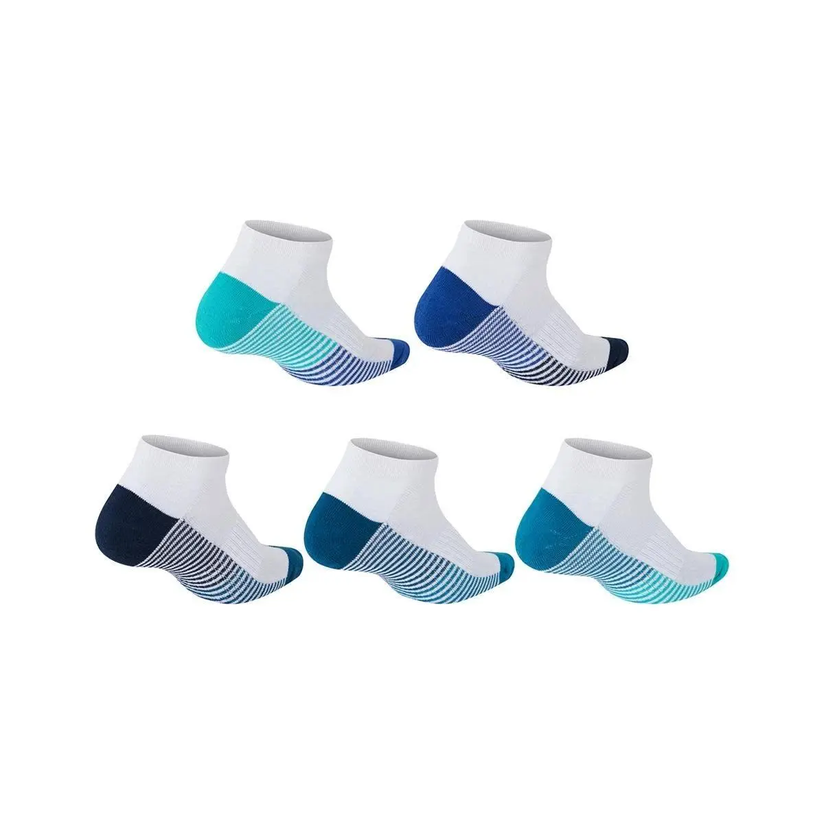 Active 5 Pack Low Cut Tough Sports Socks