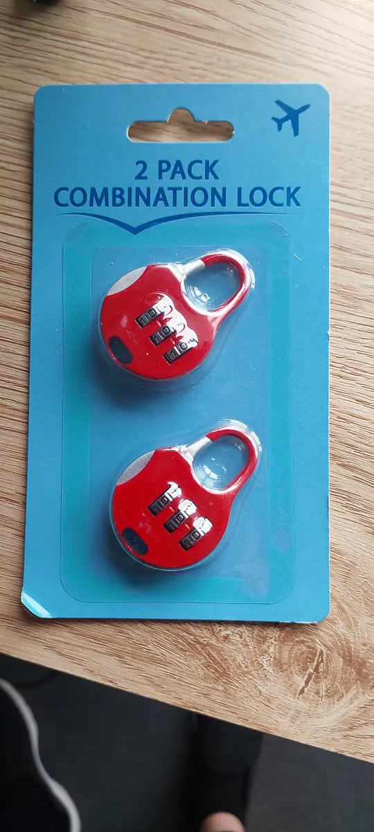 Combination Lock 2 Pack