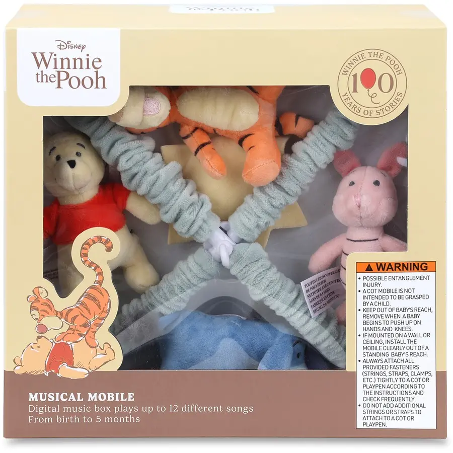 Disney Winnie the Pooh Musical Mobile 100 Years Edition