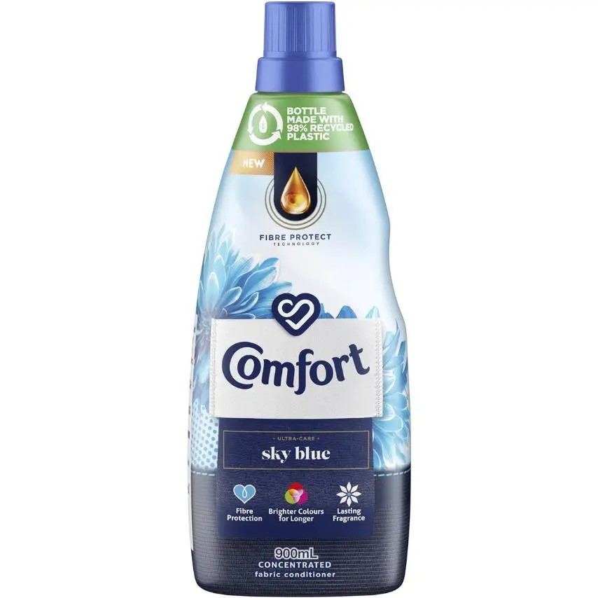 COMFORT FABRIC CONDITIONER SKY BLUE 900 ML