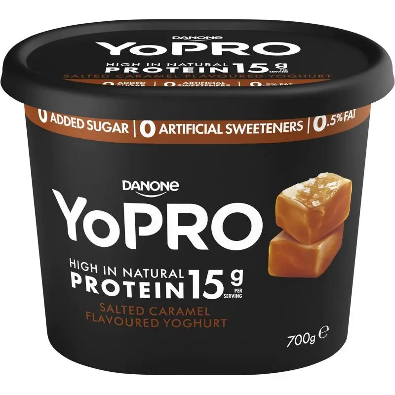 Danone YoPRO High Protein Yoghurt Salted Caramel 700g