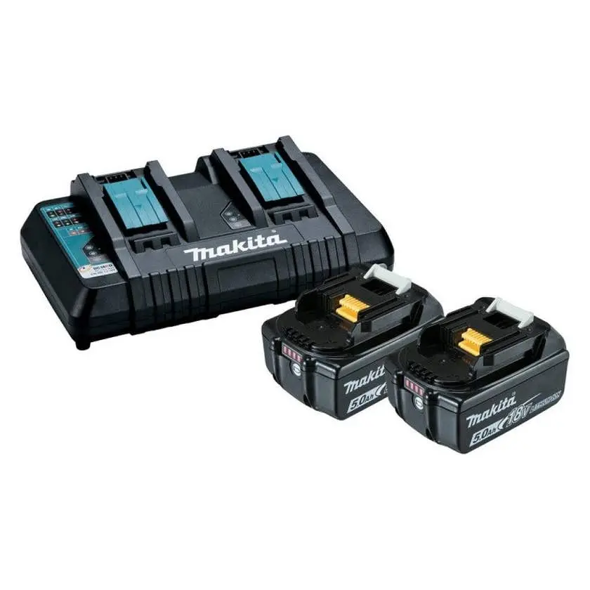 Makita Battery & Charger Kit 2 X 5.0Ah