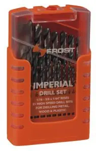 FROST Jobber Drill Set 21 PCE HSS DRILL SET