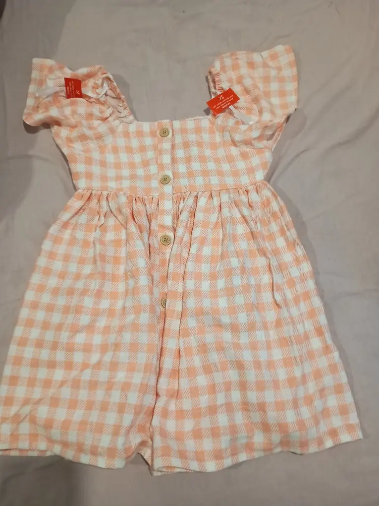 K-D Linen Blend Picnic Dress